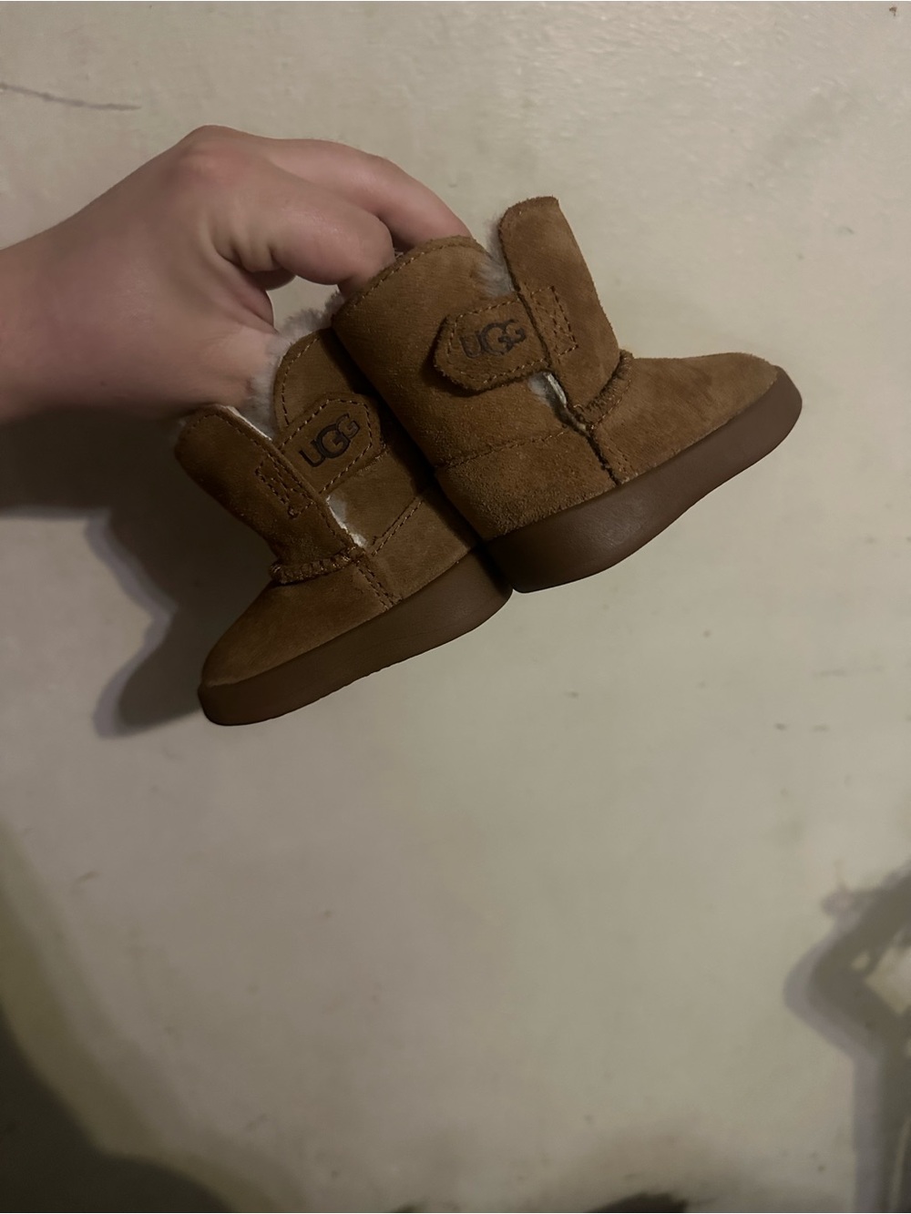 UGG Kids Chestnut Suede Mini Boots